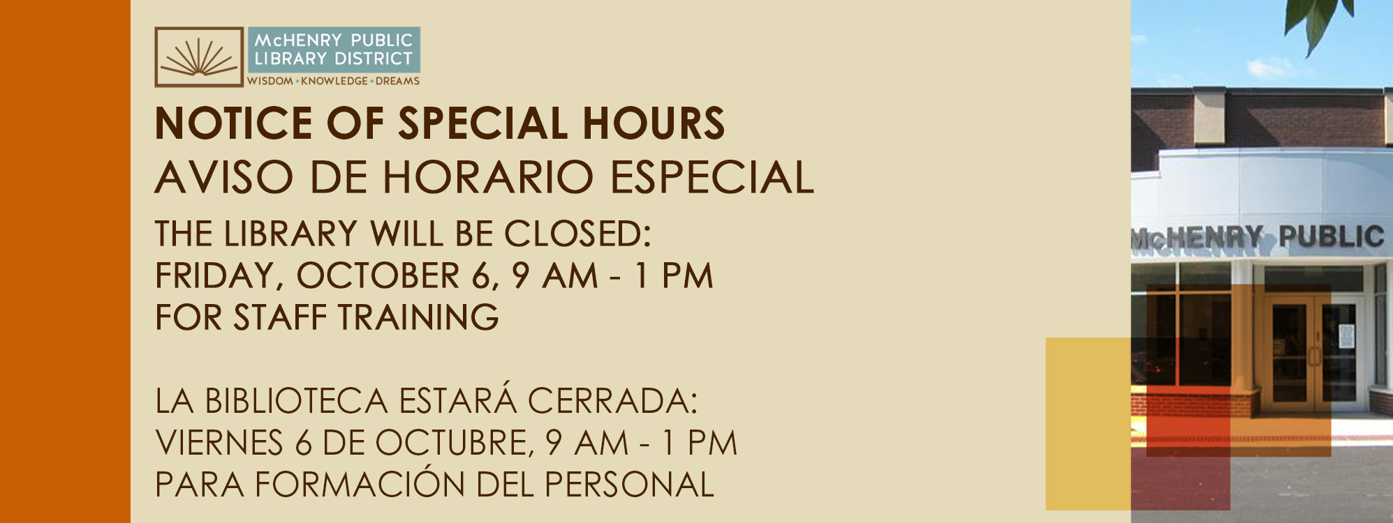 Closed October 6